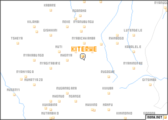 map of Kiterwe