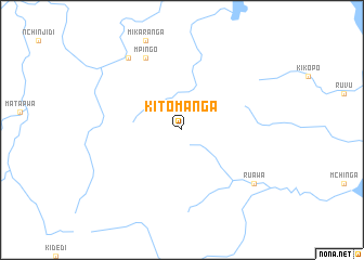 map of Kitomanga