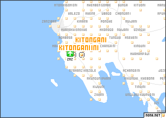 map of Kitongani