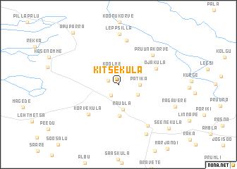 map of Kitseküla