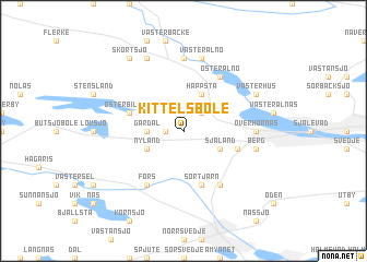 map of Kittelsböle