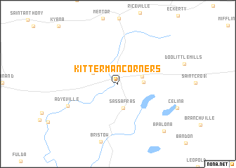 map of Kitterman Corners