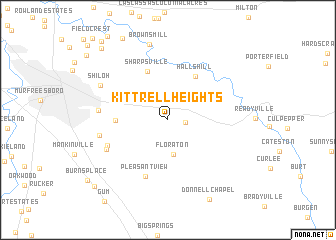 map of Kittrell Heights