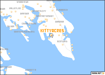 map of Kitty Acres