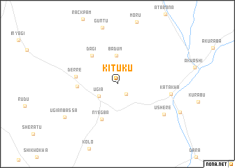 map of Kituku