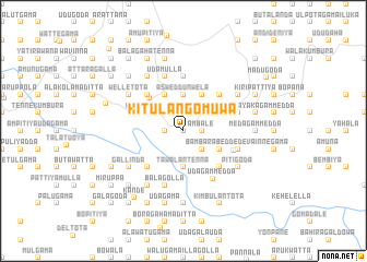map of Kitulangomuwa