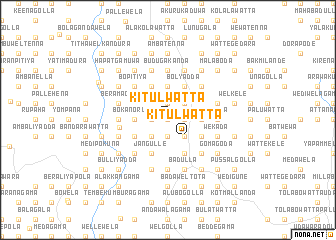 map of Kitulwatta