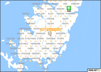 map of Kitunduini