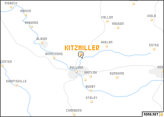 map of Kitzmiller