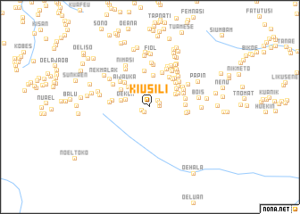 map of Kiusili