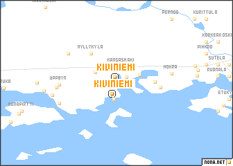 map of Kiviniemi