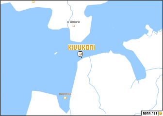 map of Kivukoni