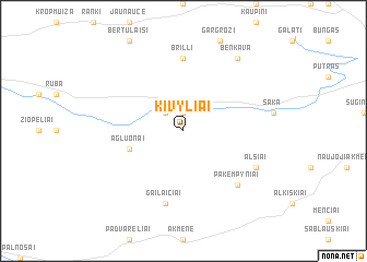 map of Kivyliai