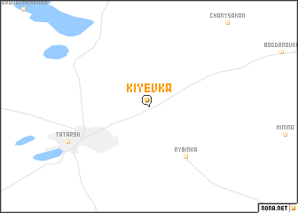 map of Kiyevka