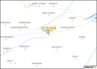 map of Kiyevka