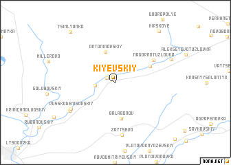 map of Kiyevskiy
