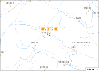 map of Kiyotake