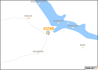 map of Kizha