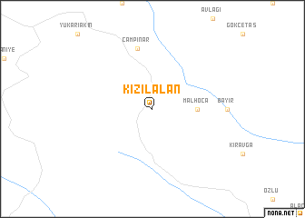 map of Kızılalan
