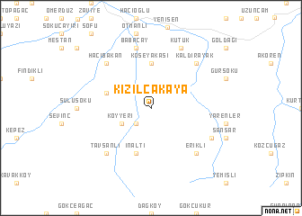 map of Kızılcakaya