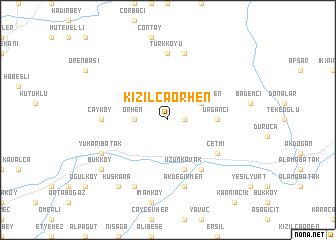 map of Kızılcaörhen