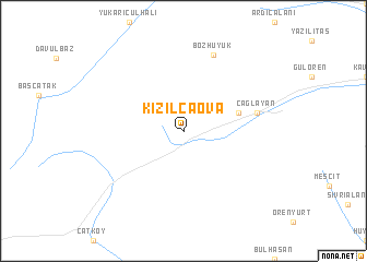 map of Kızılcaova