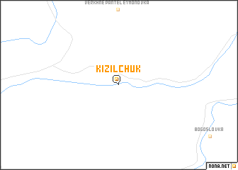 map of Kizil\