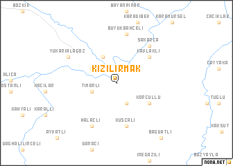 map of Kızılırmak