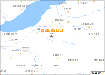 map of Kızılkeçili