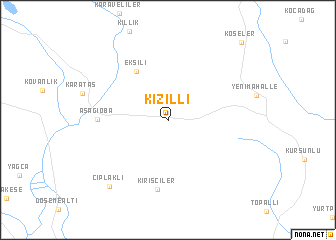 map of Kızıllı