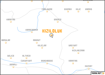 map of Kızıloluk