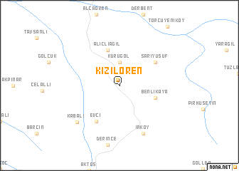 map of Kızılören