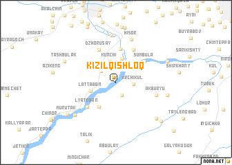 map of Kizilqishloq