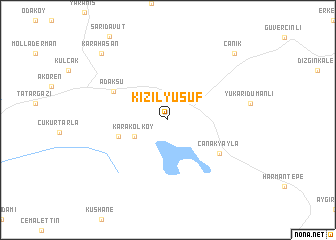 map of Kızılyusuf