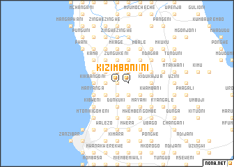 map of Kizimbani