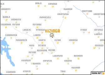 map of Kizinga