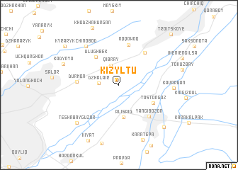 map of Kizyltu