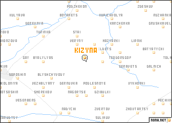 map of Kizyna