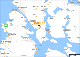 map of Kjelda