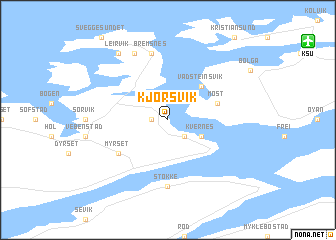map of Kjørsvik