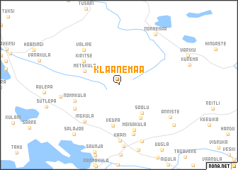 map of Klaanemaa