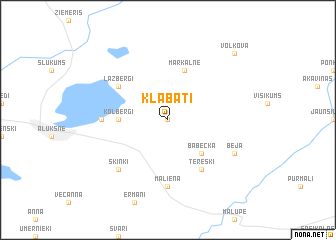 map of Klabati