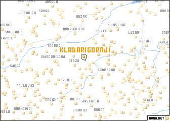 map of Kladari Gornji