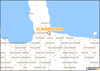 map of Kladhourianá