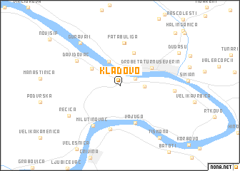 map of Kladovo