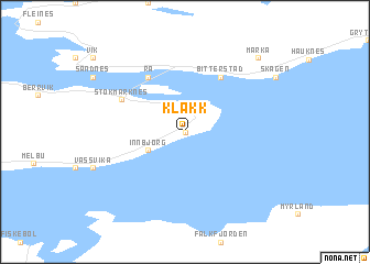 map of Klakk