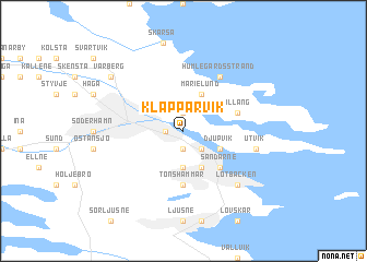 map of Klapparvik