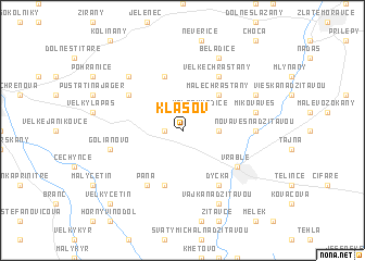 map of Klasov