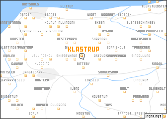 map of Klastrup