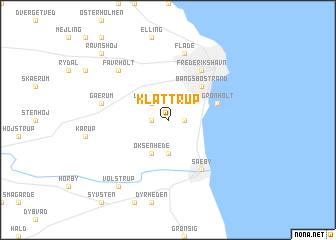 map of Klattrup